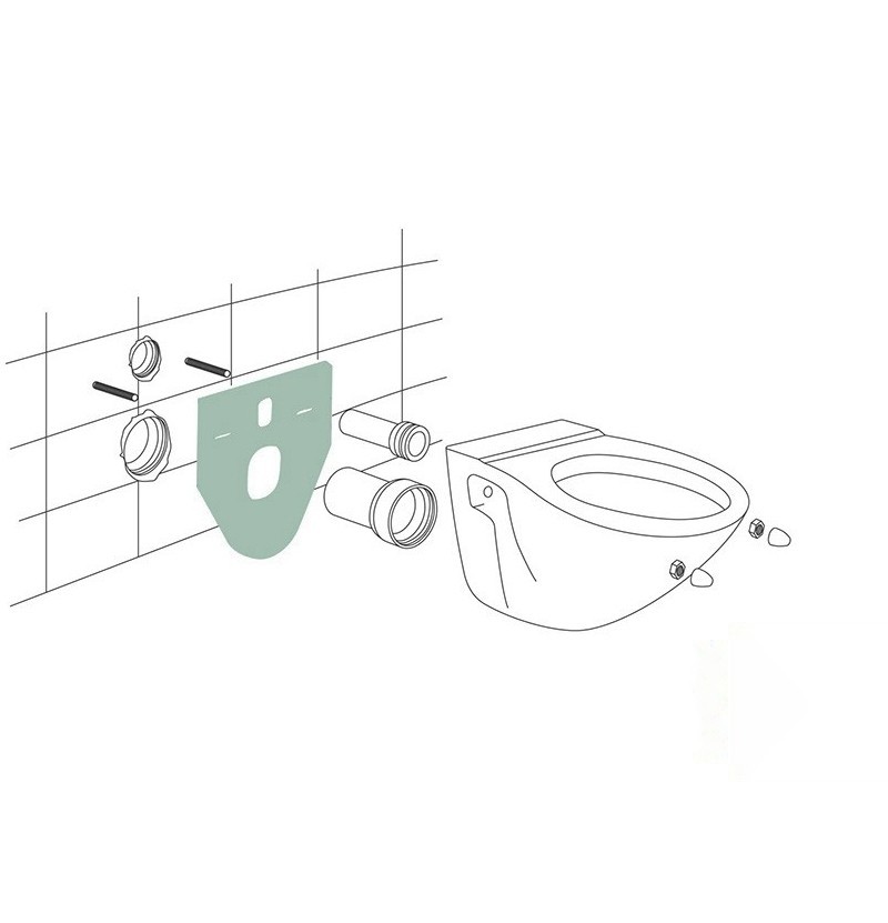 Proteção acústica para sanita/bidé Flush C1.60